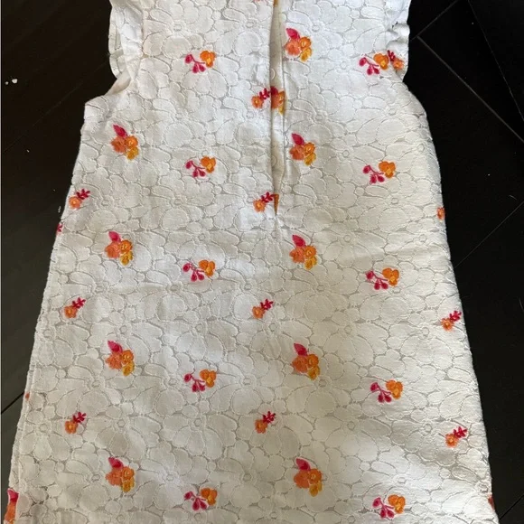 EUC Janie and Jack Embroidered Floral Lace Dress size 3 - Picture 4 of 5
